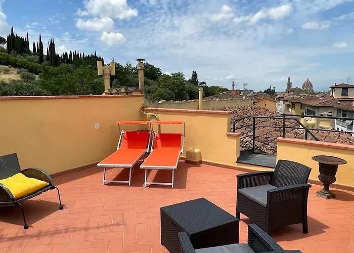 Terrace View Attic Apartment